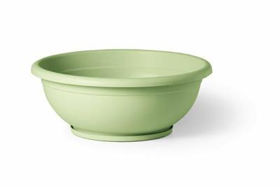 CIOTOLA NAXOS CON SOTTOVASO 30CM COLORE VERDE TIGLIO