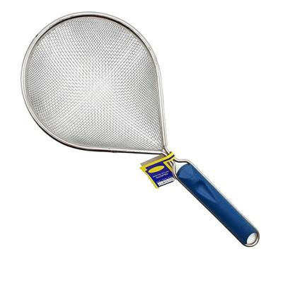 COLATUTTO MEDIO OVALE IN RETE ACCIAIO INOX