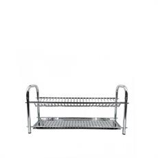 COLAPIATTI FISSO INOX CON VASCHETTA 60CM