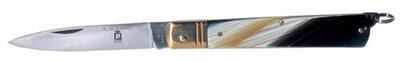 COLTELLO SFILATO INOX FINTO CORNO 15CM