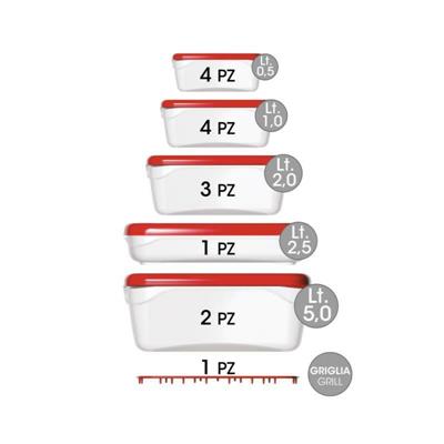 CONTENITORE FRESKA FAMILY SET 15 PZ