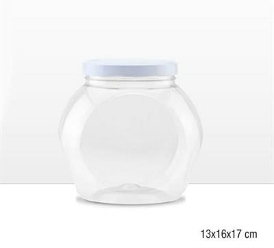 CONTENITORE TONDO 13X16X17CM COP. LATTA
