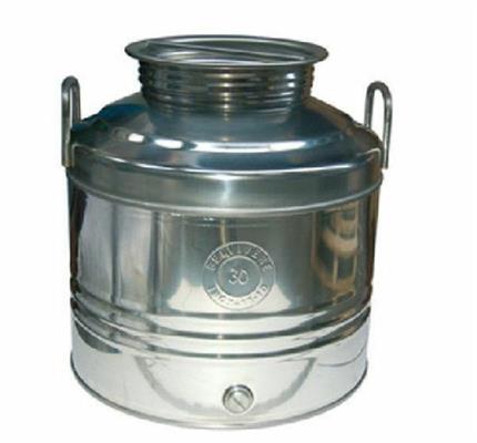 BIDONE PER OLIO IN ACCIAIO 30LT C.P.R. BELVIVERE