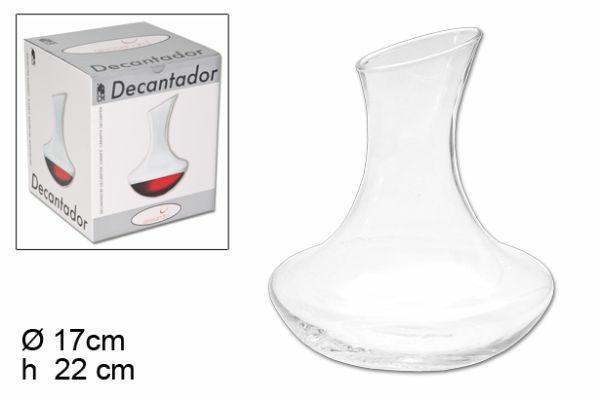 DECANTER IN VETRO D.17XH22CM