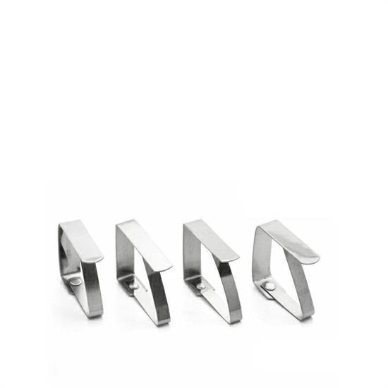 FERMATOVAGLIA INOX MOLLA CONF. 4 PZ ART. 860 GNALI
