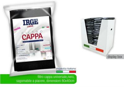 FILTRO IRGE CAPPA 80 X 40 CM NERO UNIVERSALE
