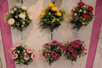 FIORE BUSH PEONIA COLORE GIALLO