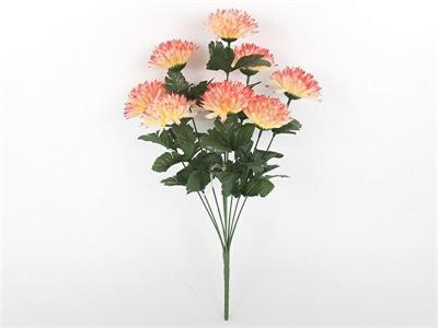 FIORE CRISANTEMO 9 FIORI 45 CM COLORE ROSA