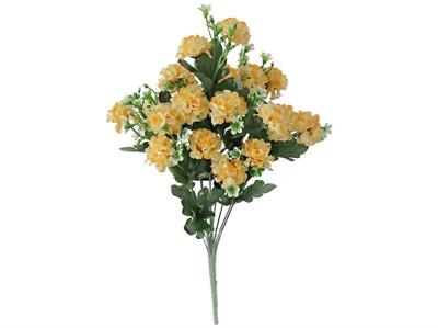 FIORE CRISANTEMO 10FIORI 50CM COLORE GIALLO