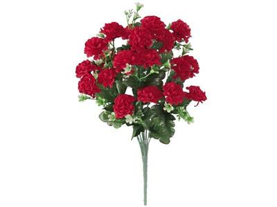 FIORE CRISANTEMO 10FIORI 50CM COLORE ROSSO