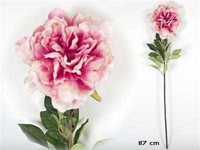 FIORE PEONIA 117 CM COLORE FUCSIA
