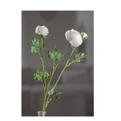 FIORE CAMELIA BIANCA 2 FIORI 1 BOCCIOLO 49 CM