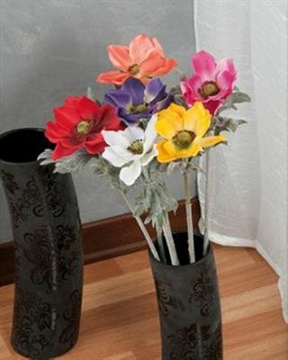 FIORE ANEMONE 57CM 6COLORI ASS.