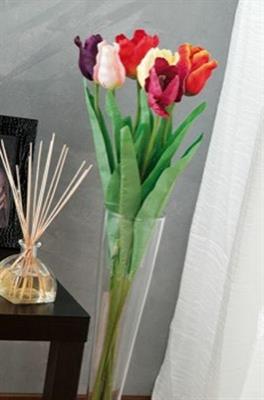 FIORE TULIPANO 80CM 6COLORI ASS.