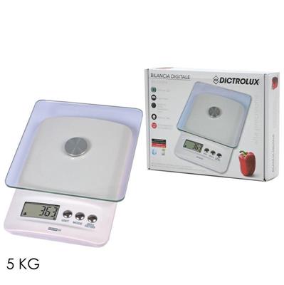 BILANCIA DA CUCINA DIGITALE 5 KG COLORE BIANCO