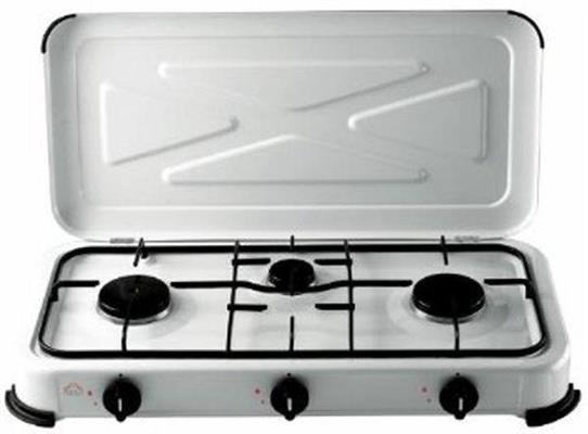 FORNELLO 3 FUOCHI SMALTATO E 314BIANCO