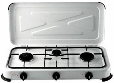 FORNELLO 3 FUOCHI SMALTATO E 314BIANCO