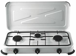 FORNELLO GAS 3 FUOCHI 59 X 29 X 9,5 CM
