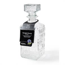 BOTTIGLIA IN VETRO BRANDY ICE 9X9XH23 CM