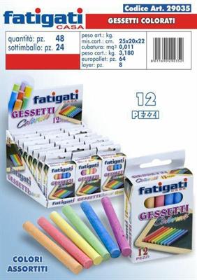 GESSETTI COLORATI CONF. 12PZ