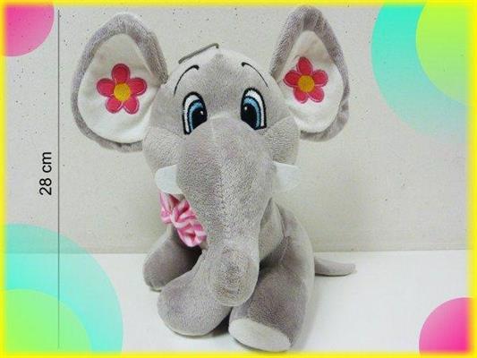 GIOCO ELEFANTE 2 ASS. 28CM