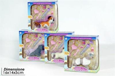 GIOCO CANE BIRILLO C/ACCESSORI 4 ASS.