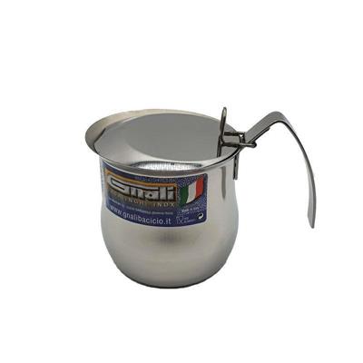 BRICCO BOMBATO C/COPERCHIO 1 TZ INOX ART.BBC1 GNALI