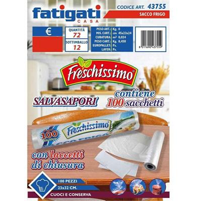 BUSTE FRIGO 23X32 CM ROTOLO 100 PZ