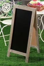 LAVAGNA DOPPIA SUPPORTO IN LEGNO 45X55XH101CM