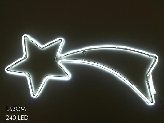 LUCI STELLA COMETA CON 240LED 63CM