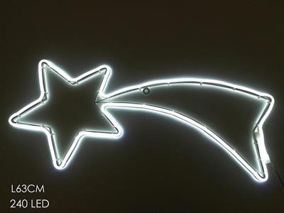 LUCI STELLA COMETA CON 240LED 63CM