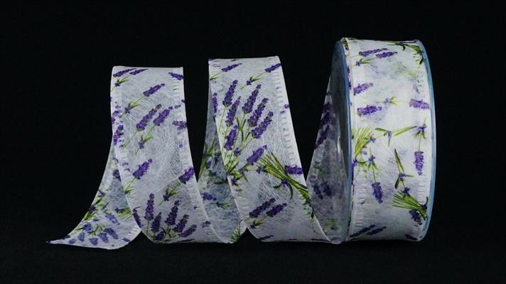 NASTRO DECOFIBRA 40X25MT ART. 0485 DECORO LAVANDA