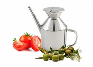 OLIERA ACCIAIO INOSSIDABILE 0,5 LT D. 8 CM EVA