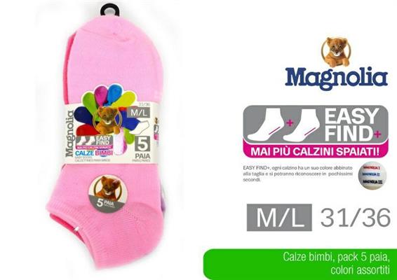 CALZINO BASIC BIMBA 7-10 ANNI CONF. 5 PAIA