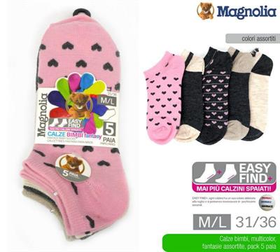 CALZINO MINI DESIGN BIMBA 7-10 ANNI