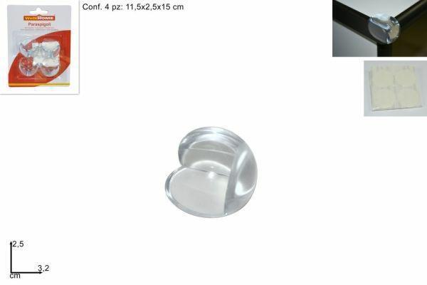 PARASPIGOLI PVC TRASPARENTE SET 4PZ