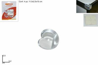 PARASPIGOLI PVC TRASPARENTE SET 4PZ