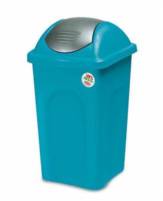 PATTUMIERA BASCULA LINEA PRIMAVERA 60LT TURCHESE STEFANPLAST