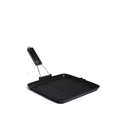 PIASTRA GRILL IN GHISA 28 X 28 CM