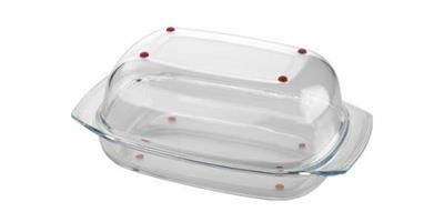 PIROFILA CON COPERCHIO 42CM DELICIA GLASS