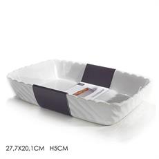 PIROFILA RETTANGOLARE MEDIA SMERLATA 27,7 X 20 X H5 CM