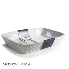 PIROFILA RETTANGOLARE 34 X 24 CM SMERLATA GRANDE