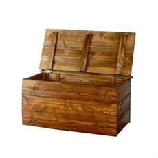 CASSAPANCA IN LEGNO 80 X 40 X 40 CM 2 COLORI ASS