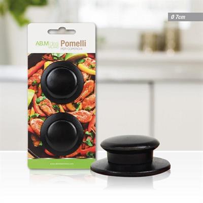 SET 2 POMELLI PLASTICA PER COPERCHIO DIAMETRO 7 CM