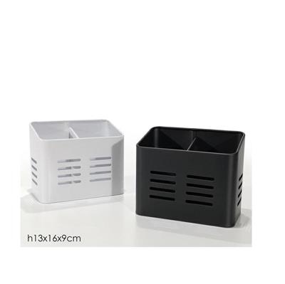 PORTAPOSATE 2 SCOMPARTI 16 X 9 X H13 CM 2 COLORI ASS