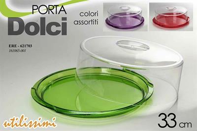 PORTATORTA 33CM COLORI ASS.