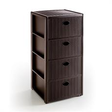 CASSETTIERA ELEGANCE 4 COLORE MOKA