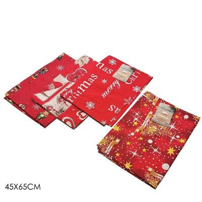SALVIETTA CUCINA NATALIZIA 45 X 65 CM 4 DECORI ASS