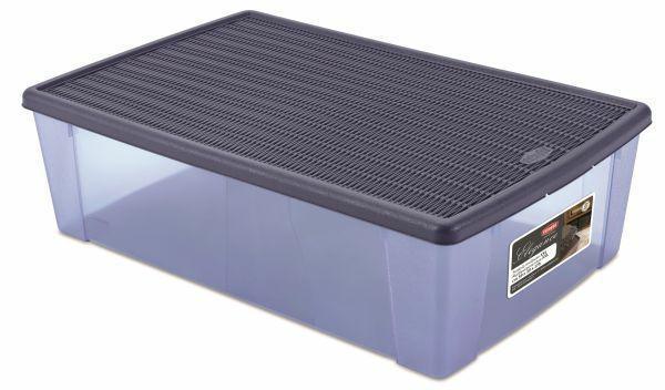 SCATOLA ELEGANCE XXL 59X39XH17CM COLORE BLU NAVY