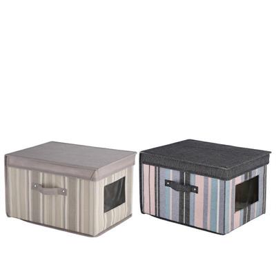 SCATOLA ARMADIO PEGGY 40 X 30 X H25 CM 2 COLORI ASS